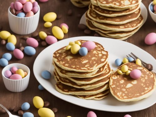 Healthy Easter Bunny Pancakes