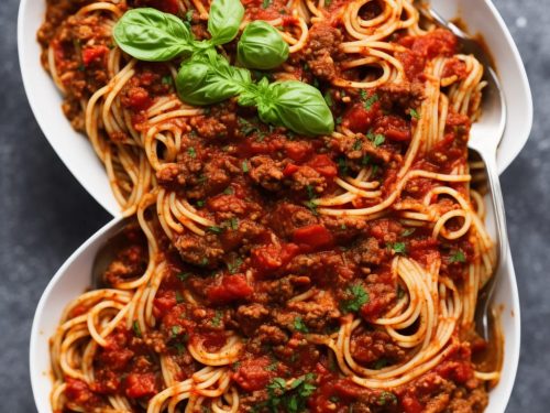 Healthy Spaghetti Bolognese