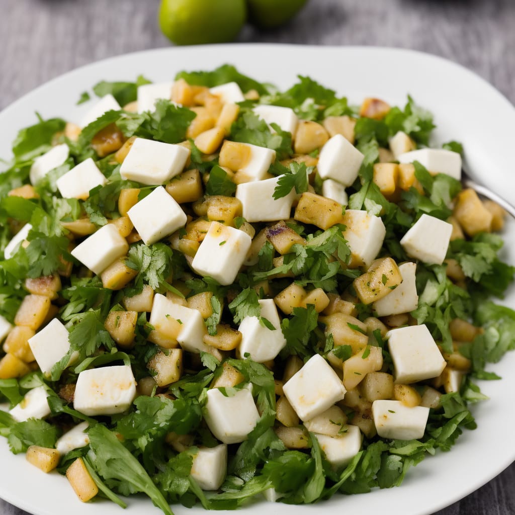 Hearts of Palm Salad with Lime & Honey Dressing