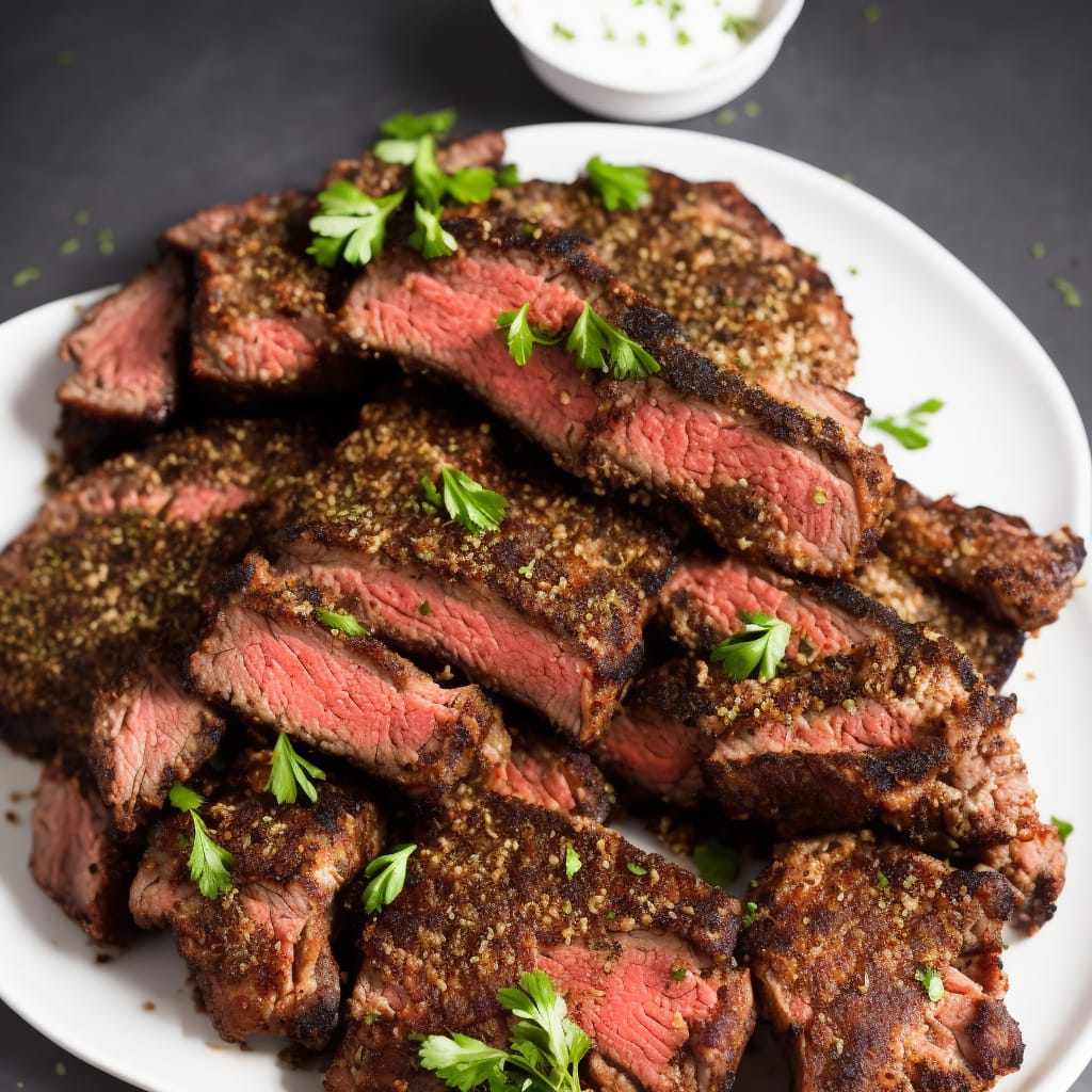 Herb & Pepper Crusted Rib of Beef