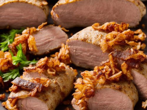 Herb Rolled Pork Loin with Crackling