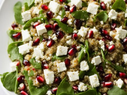 Herby Quinoa, Feta & Pomegranate Salad