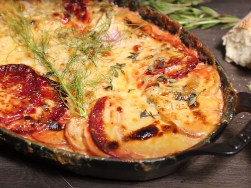 Herby Root Vegetable Gratin