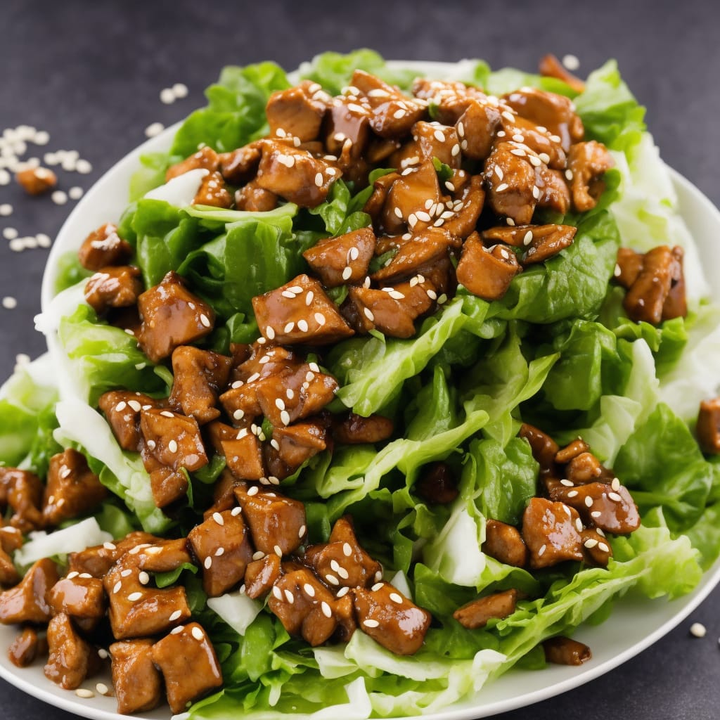 Hoisin Chicken in Crisp Lettuce