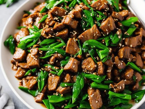 Hoisin Pork with Garlic & Ginger Greens