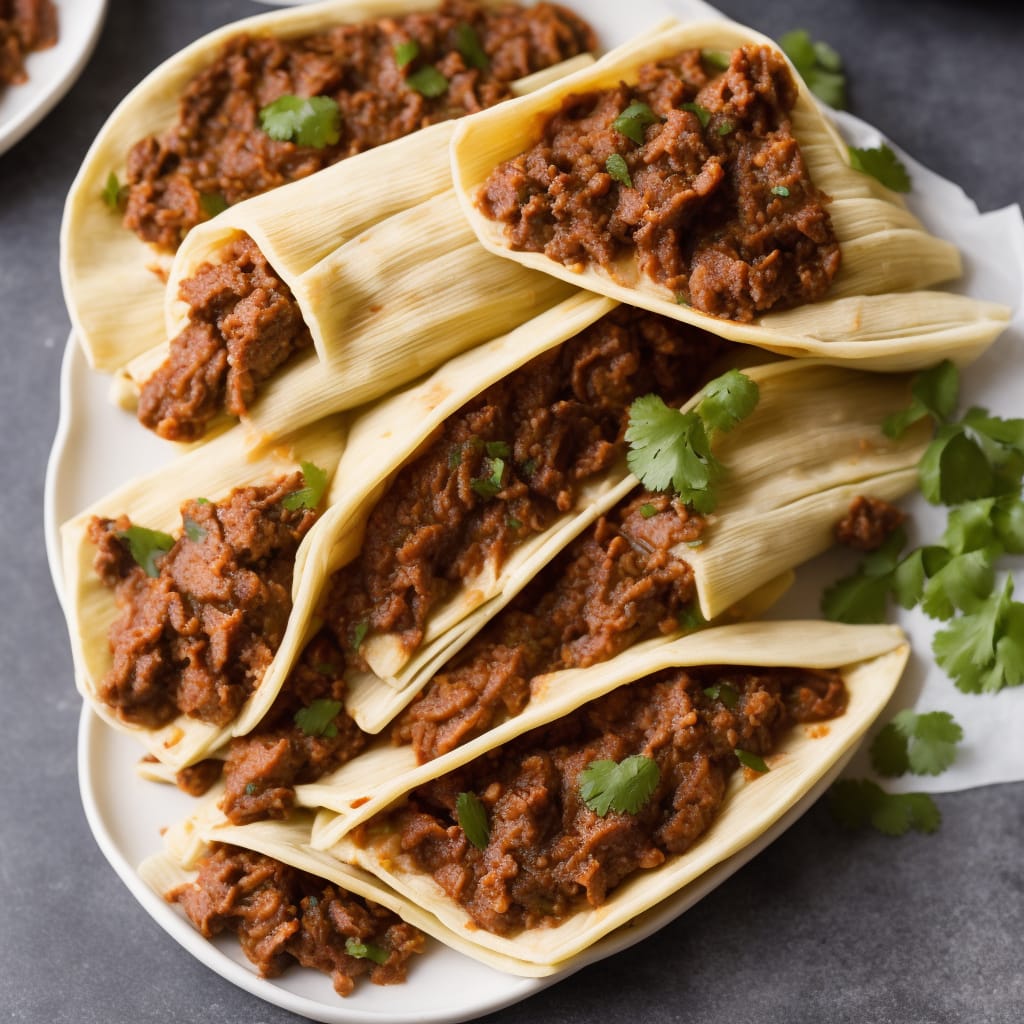 Homemade Beef Tamales