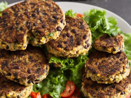 Homemade Black Bean Veggie Burgers