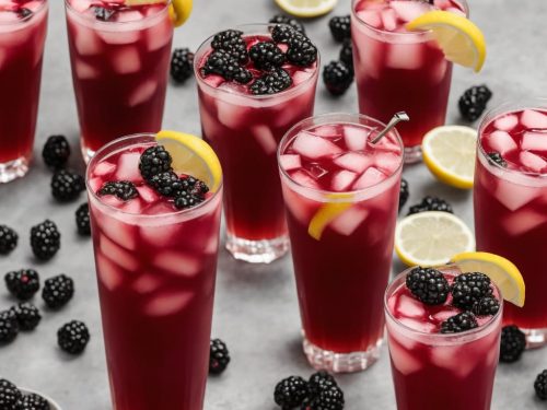 Homemade Blackberry Lemonade