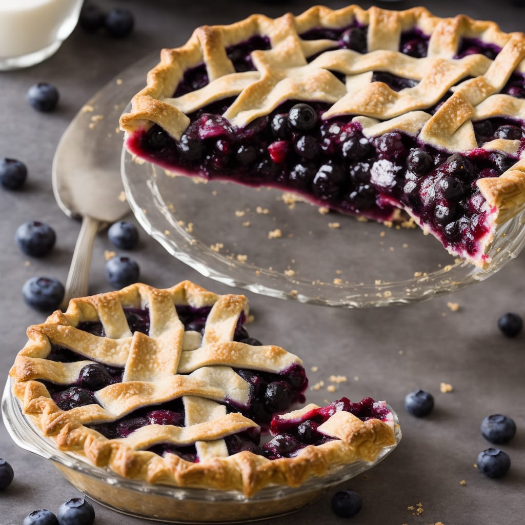 Homemade Blueberry Pie