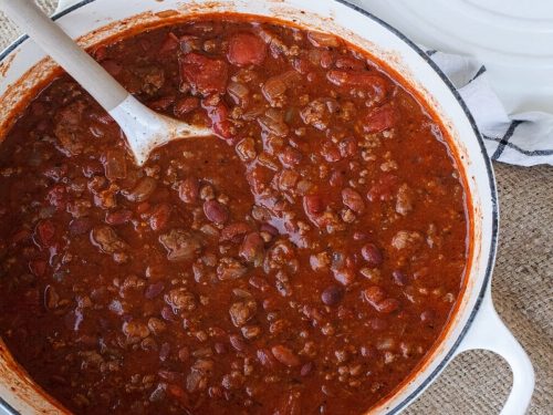 Homemade Chili in a Can Recipe