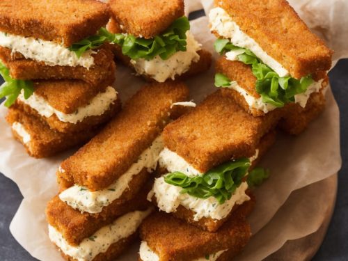 Homemade fish finger sarnie