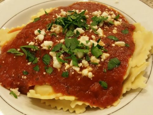 Homemade Four Cheese Ravioli Recipe