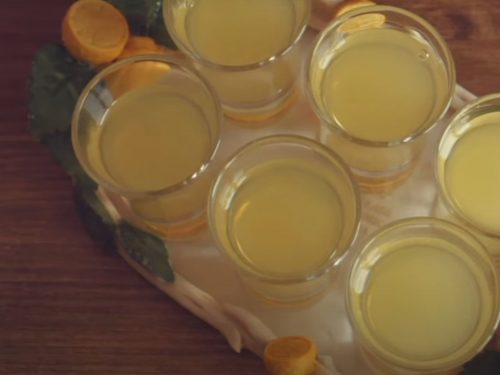 Homemade Limoncello