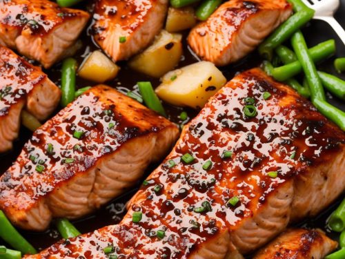 Honey Garlic Glazed Salmon