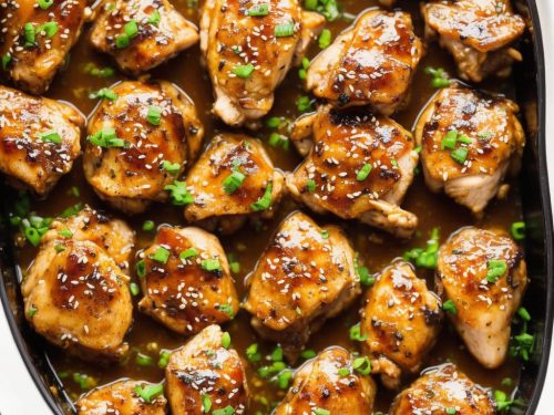 Honey-Garlic Slow Cooker Chicken Thighs