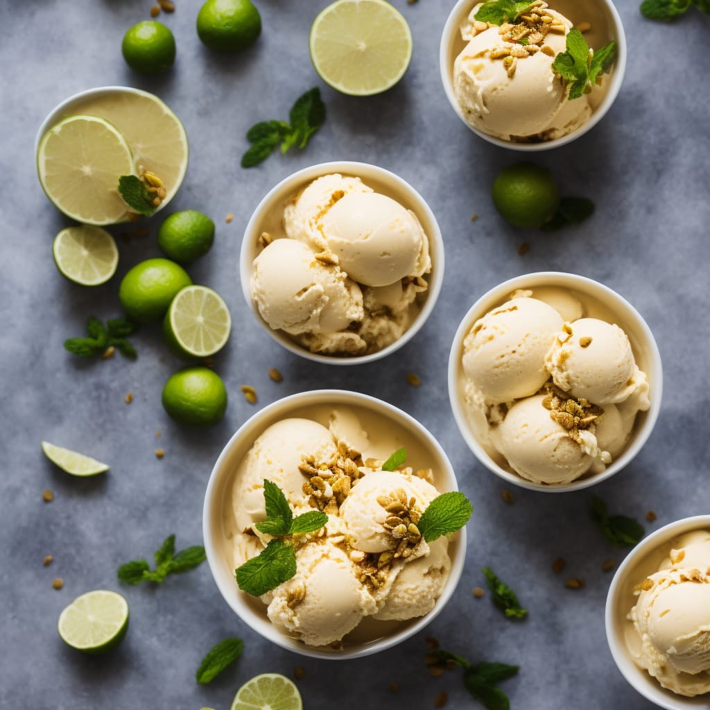 Honey & Lime Ice Cream