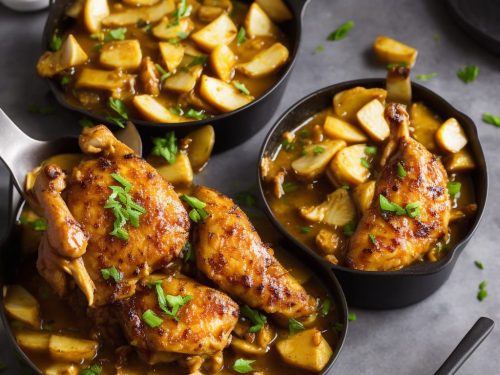 Honey Mustard Chicken Pot with Parsnips