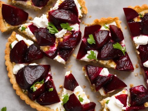 Honey Roast Beetroot & Wensleydale Tart Tartine