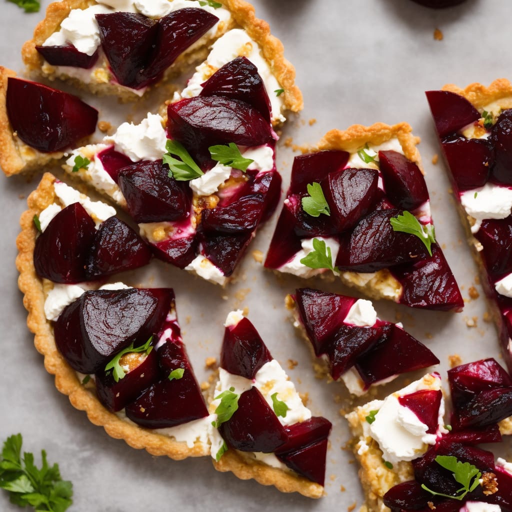 Honey Roast Beetroot & Wensleydale Tart Tartine