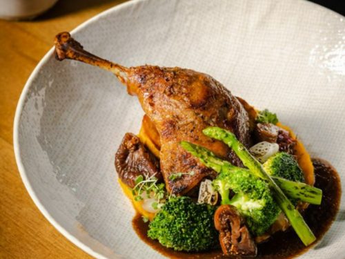 Honey-roast confit of duck recipe