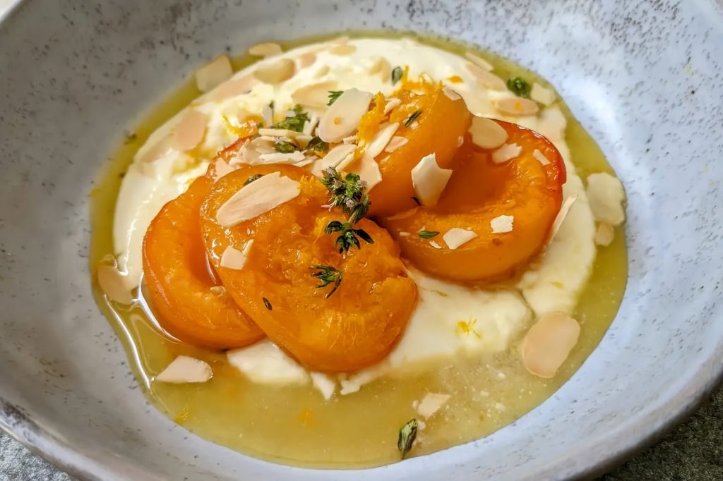 Honeyed Apricots with Thyme