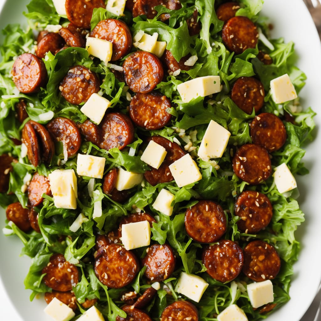 Honeyed Chorizo & Manchego Salad