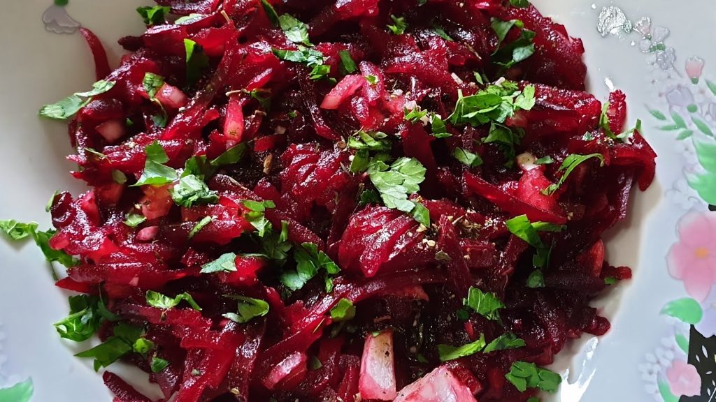 Hot Beetroot Salad