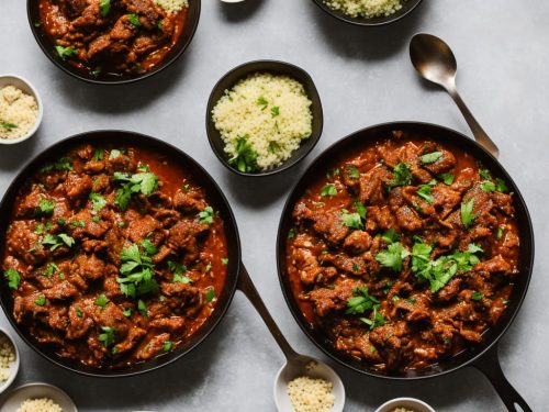 Hot Harissa Lamb with Couscous