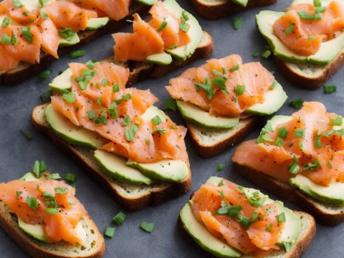 Hot-Smoked Salmon & Avocado Open Sandwiches