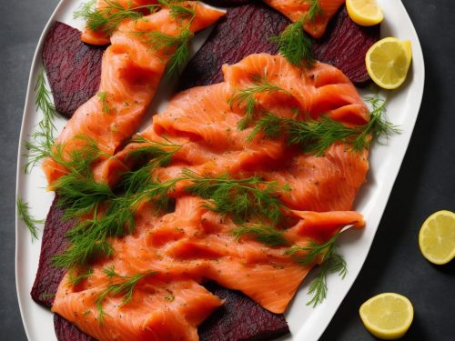 Hot Smoked Salmon & Beetroot Platter