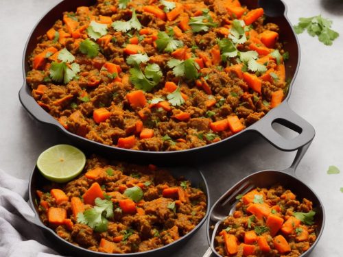 Indian Beef Keema with Carrots & Potatoes