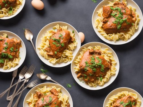 Instant Pot Chicken Paprikash with Egg Noodles Recipe