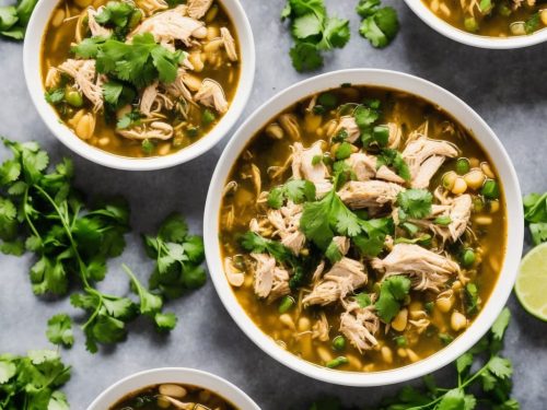 Instant Pot Chicken Posole Verde