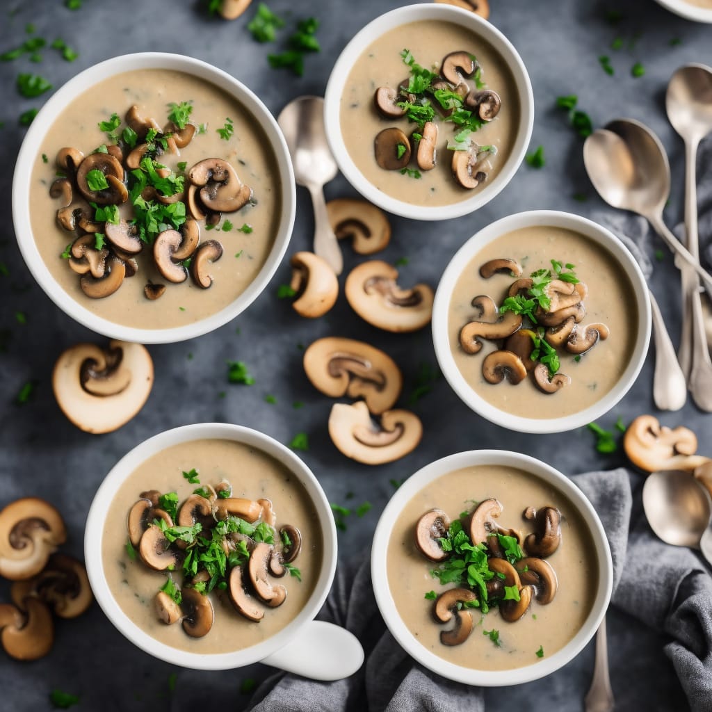 Instant Pot Creamy Mushroom Soup Recipe