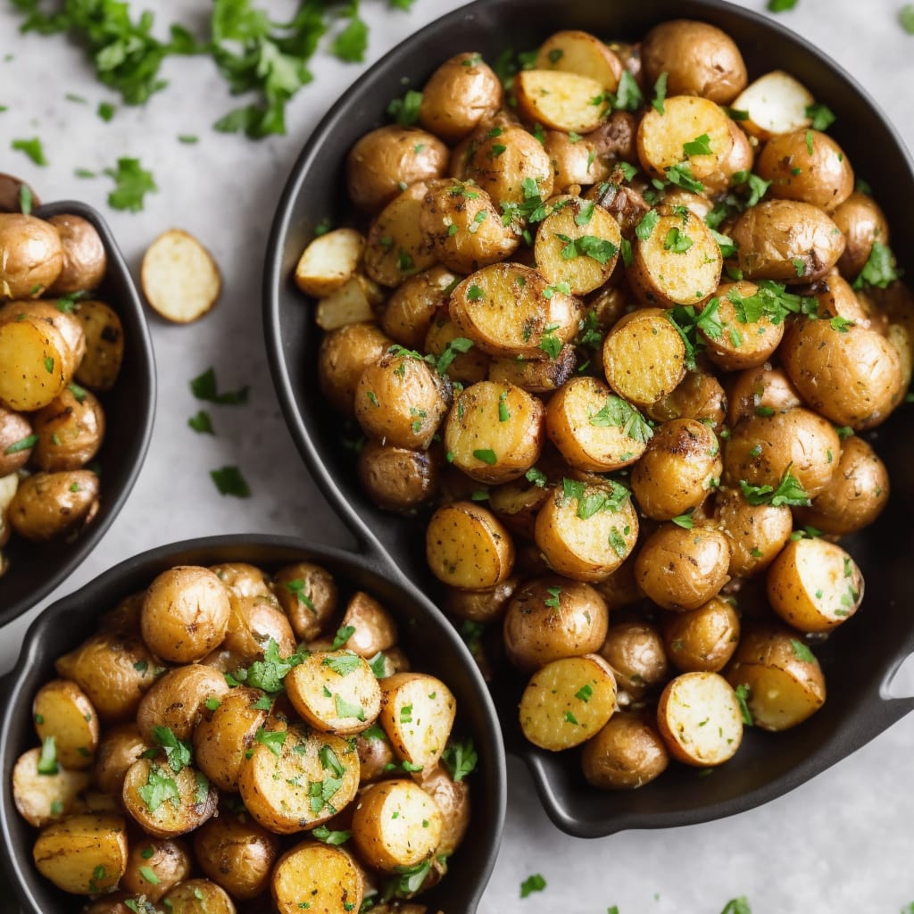 Instant Pot Garlic-Roasted Potatoes