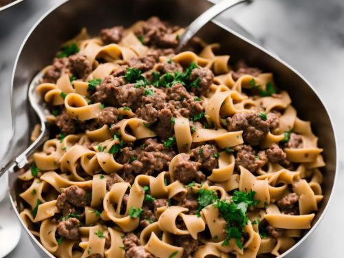 Instant Pot Ground Beef Stroganoff Recipe