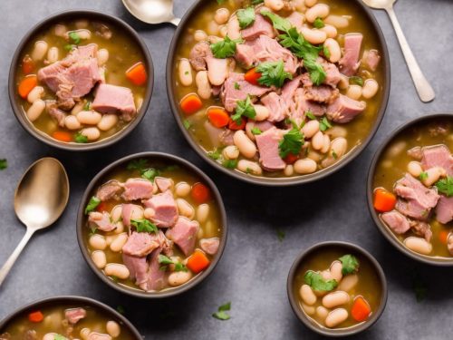 Instant Pot Ham and Bean Soup