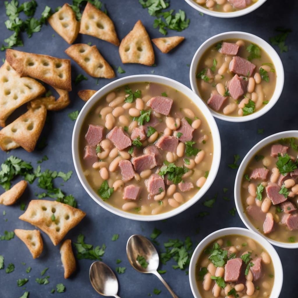 Instant Pot Navy Bean and Ham Soup