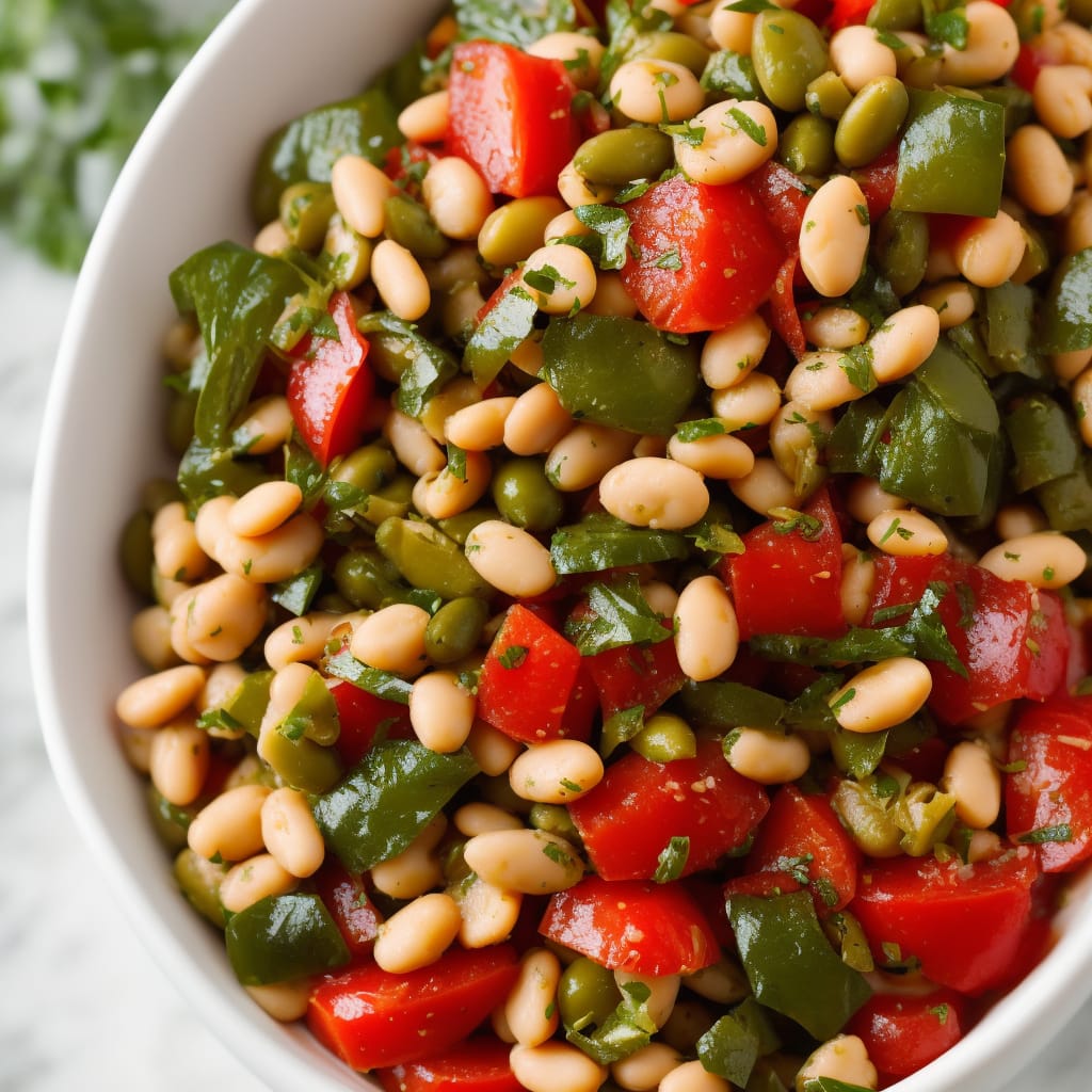 Italian Bean Olive Salad