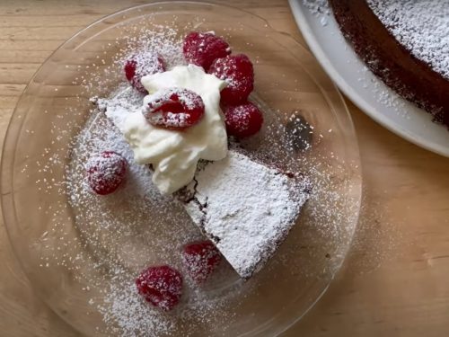 Italian Flourless Chocolate Torte (Torta Caprese) Recipe