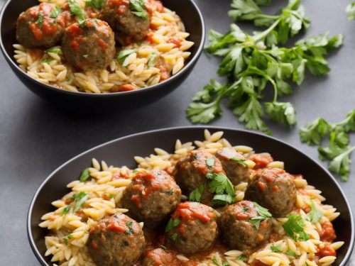 Italian Meatballs with Orzo