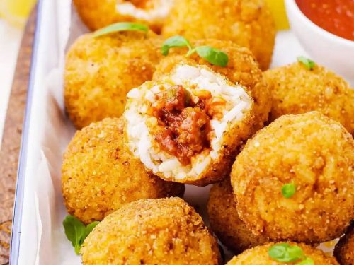 Italian Rice Balls Recipe