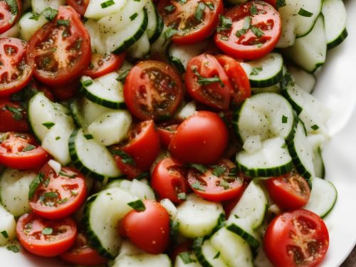 Italian Tomato Cucumber Salad