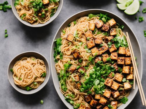 Japanese Tofu Noodle Bowl