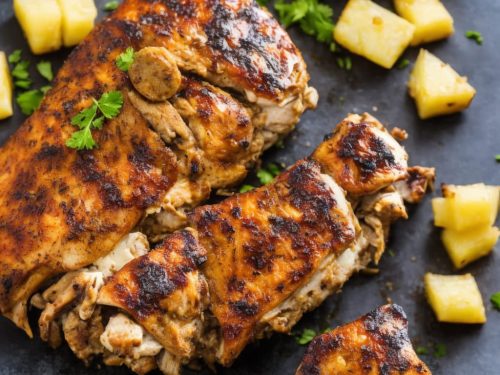 Jerk Chicken & Pineapple Traybake