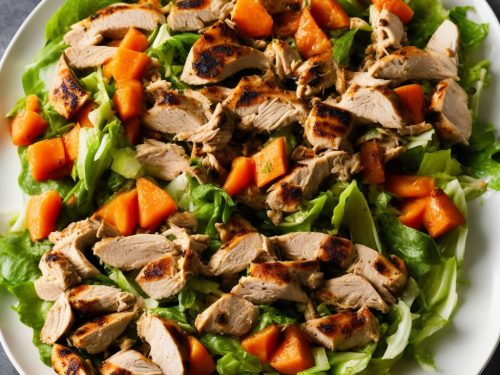 Jerk Chicken Salad with Papaya