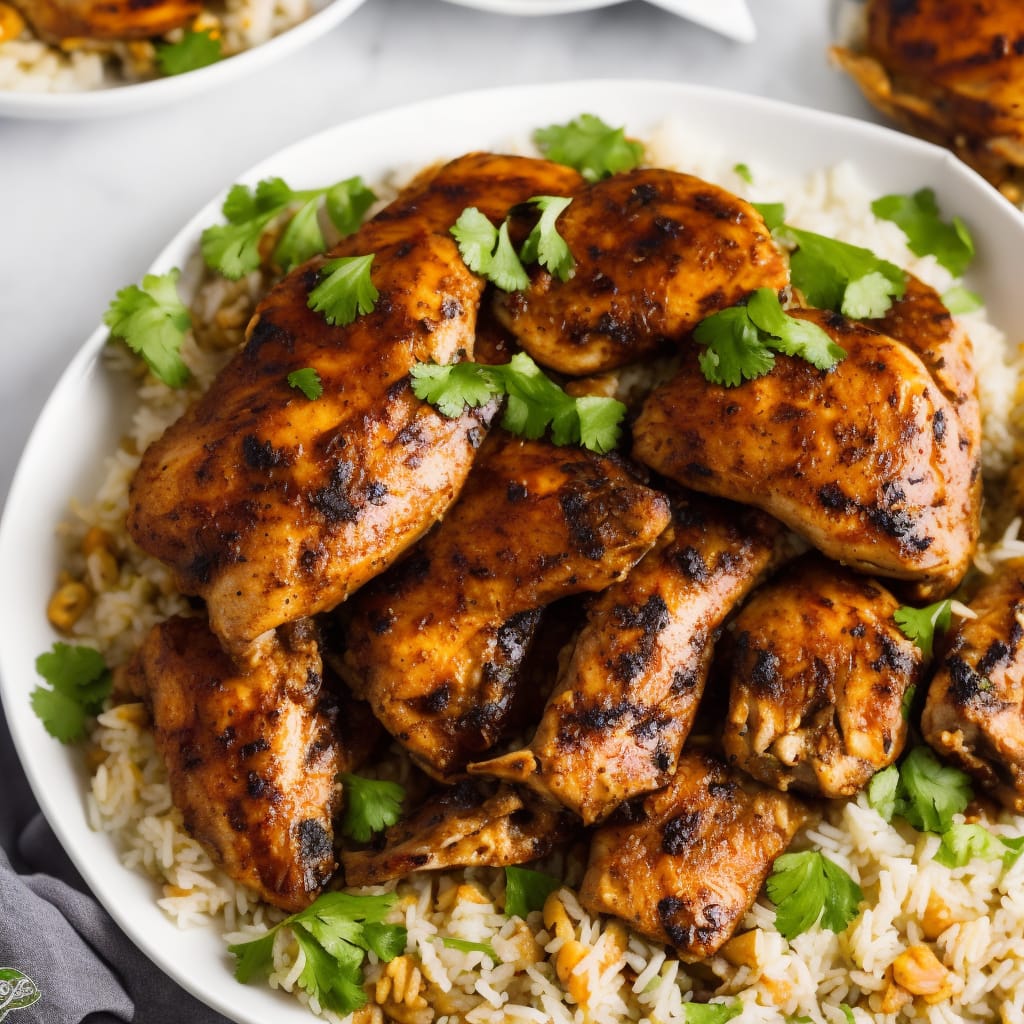 Jerk Chicken with Rice & Peas