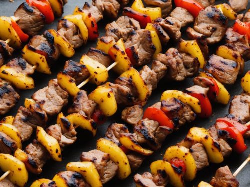 Jerk-ish Pork Skewers