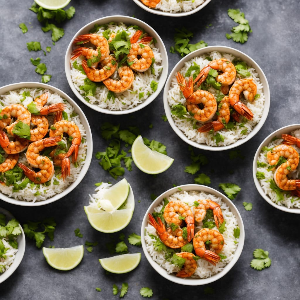 Jerk Prawn & Coconut Rice Bowls