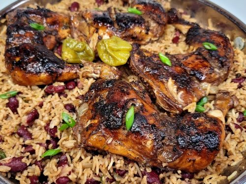 Jerk-style Chicken Pilaf